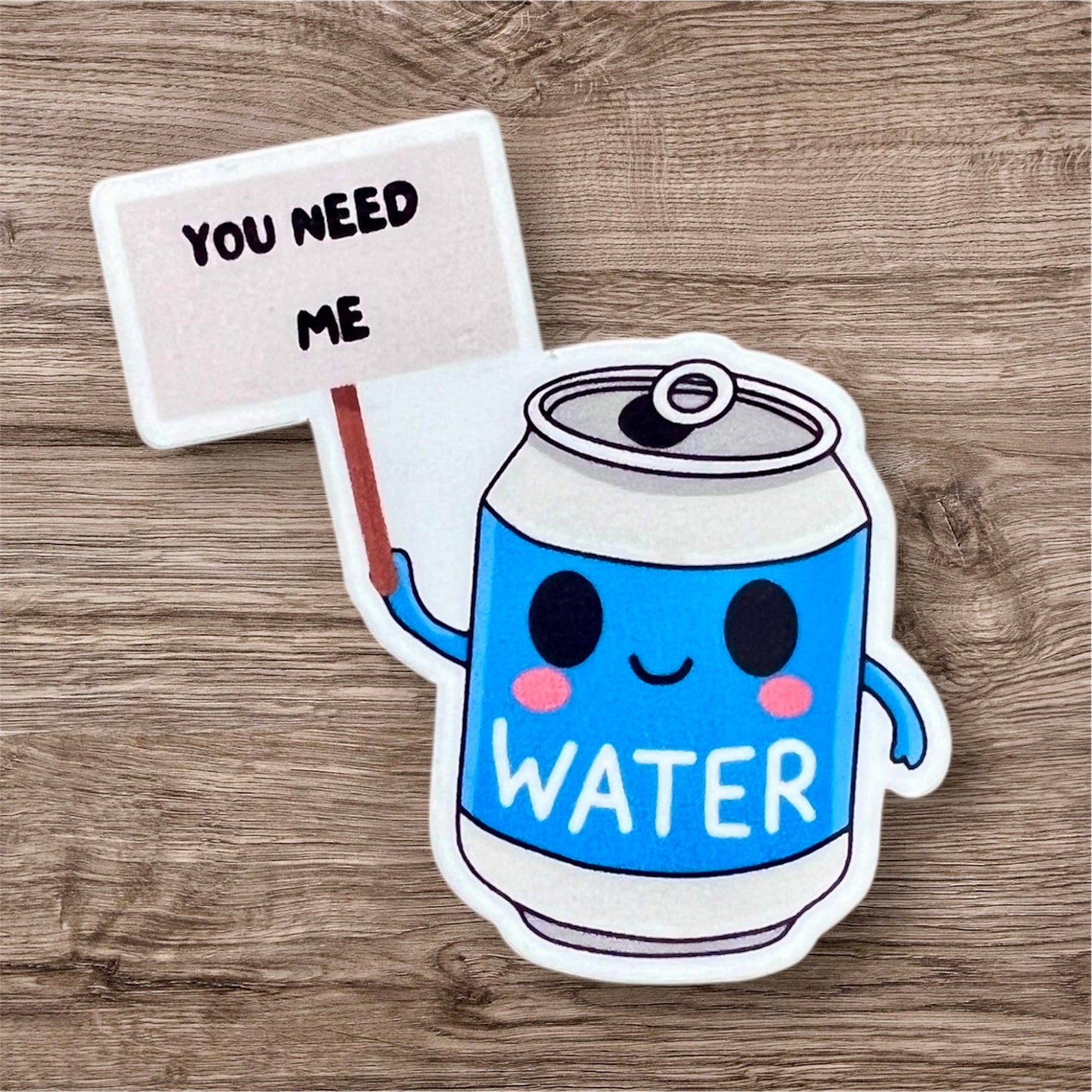 water can sticker