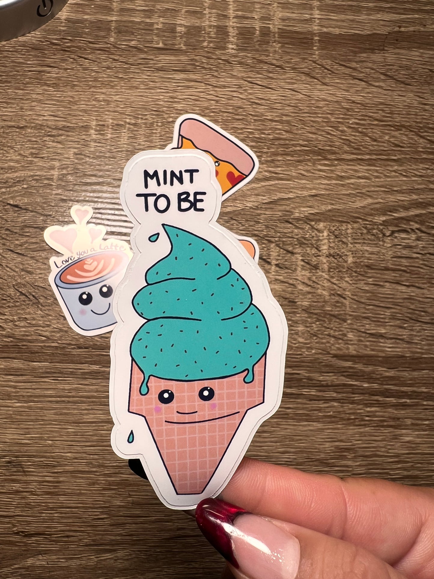 Valentines stickers- snack edition