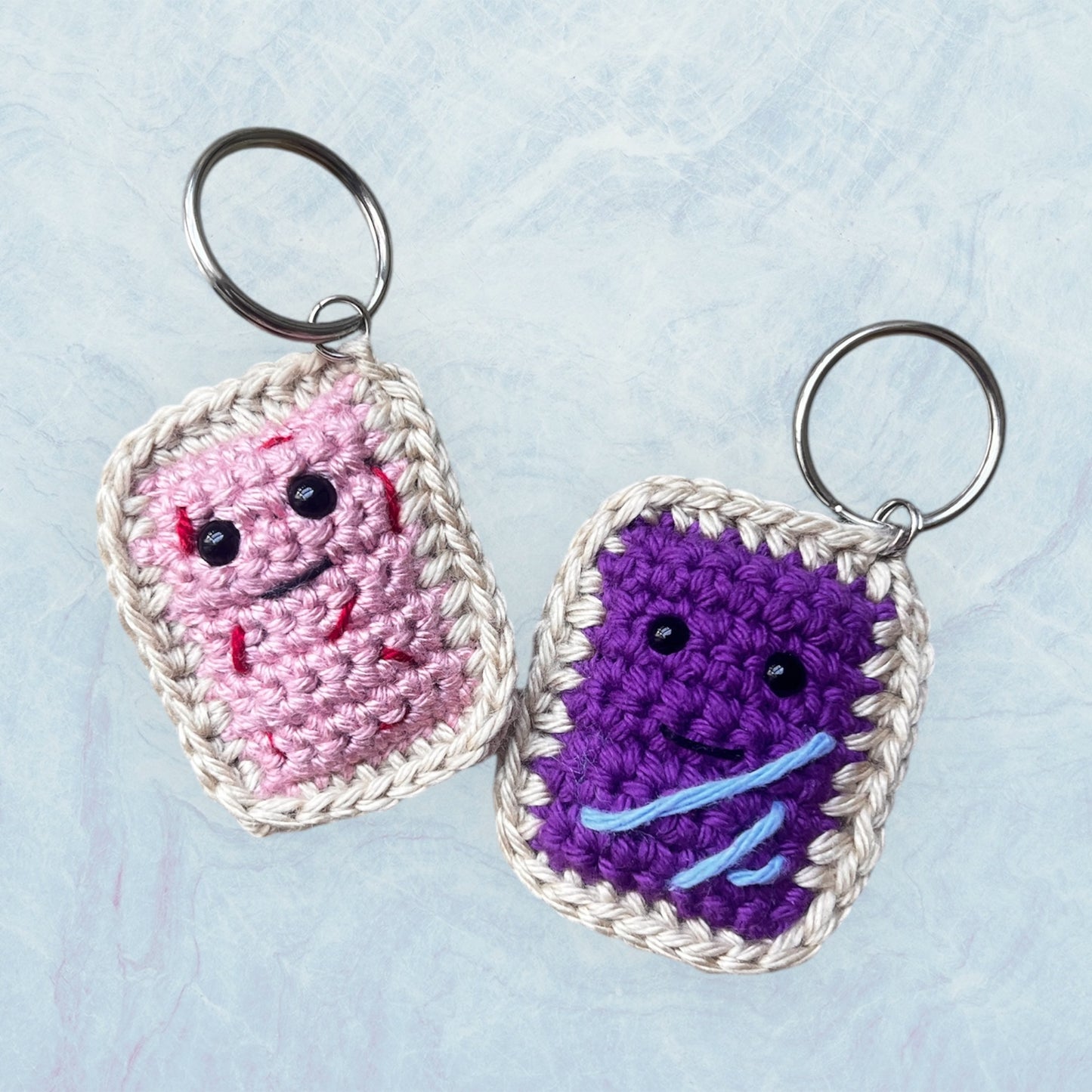 Pop-Tart keychain