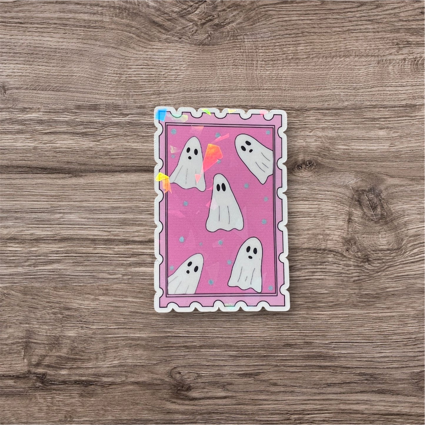 Spooky Stamp Collection – Holographic Halloween Stickers
