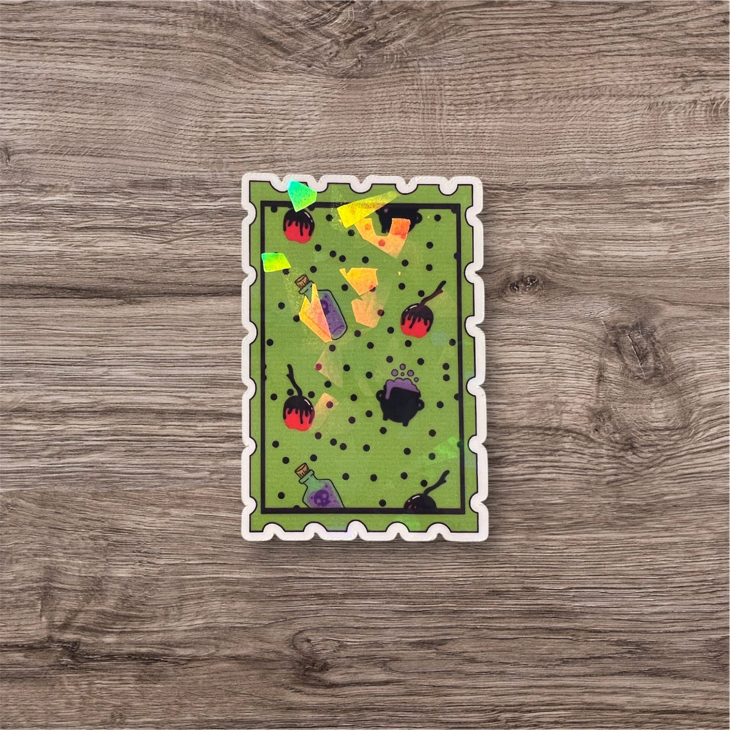 Spooky Stamp Collection – Holographic Halloween Stickers